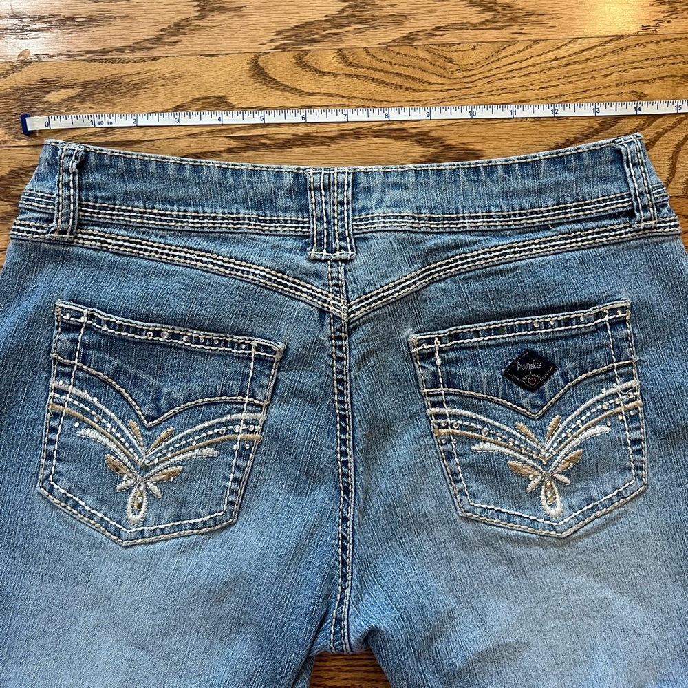 y2k angel jeans low rise jean cutoffs - Picture 6 of 8